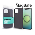XPRO MagSafe Soft Touch Silicone Case iPhone 14 – Midnight Black