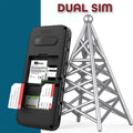 Returned Resale - TTfone TT150 Black Dual SIM Mobile with USB Cable, EE Pay As You Go