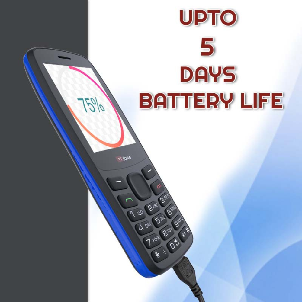 TTfone TT175 Mobile with USB Cable, Vodafone Pay As You Go