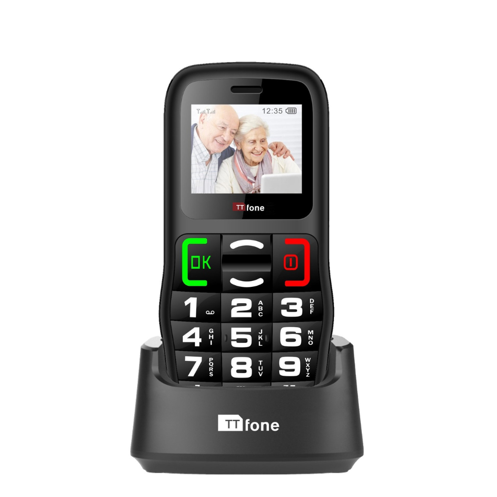Returned Resale - TTfone TT220 Big Button Mobile with Dock Charger