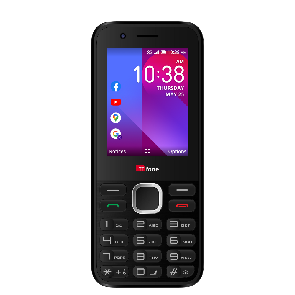 Returned Resale - TTfone TT240 with USB Cable, EE SIM Card