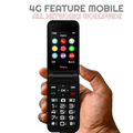 TTfone Red TT760 4G Flip 4G Mobile with USB C Cable, Vodafone SIM