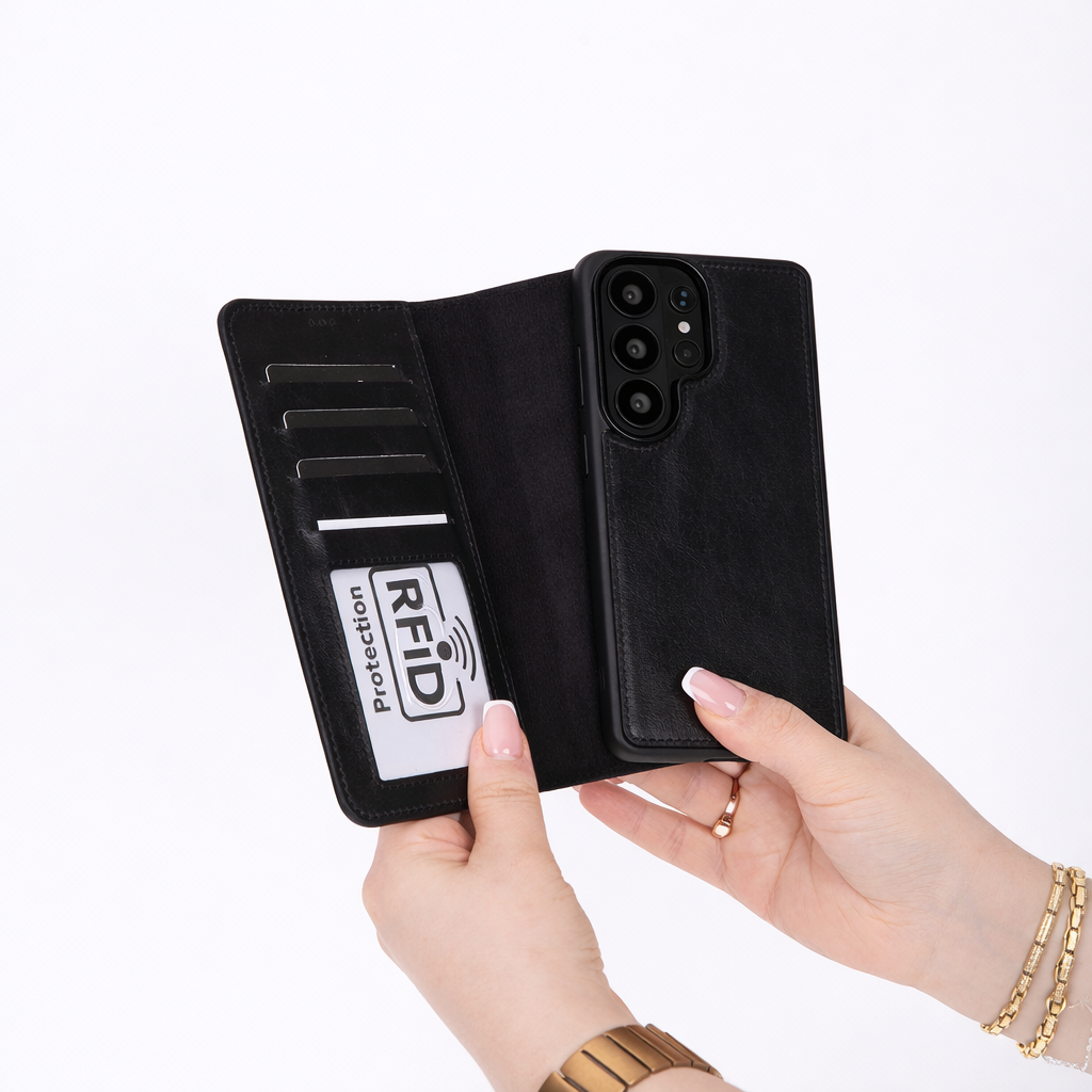 Buffalo Samsung Galaxy S26 Leather Wallet Case