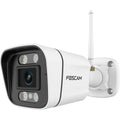 Foscam v8p, 4K 8MP Dual-Band WiFi Security Camera (White, with Sound and Light Alarm)