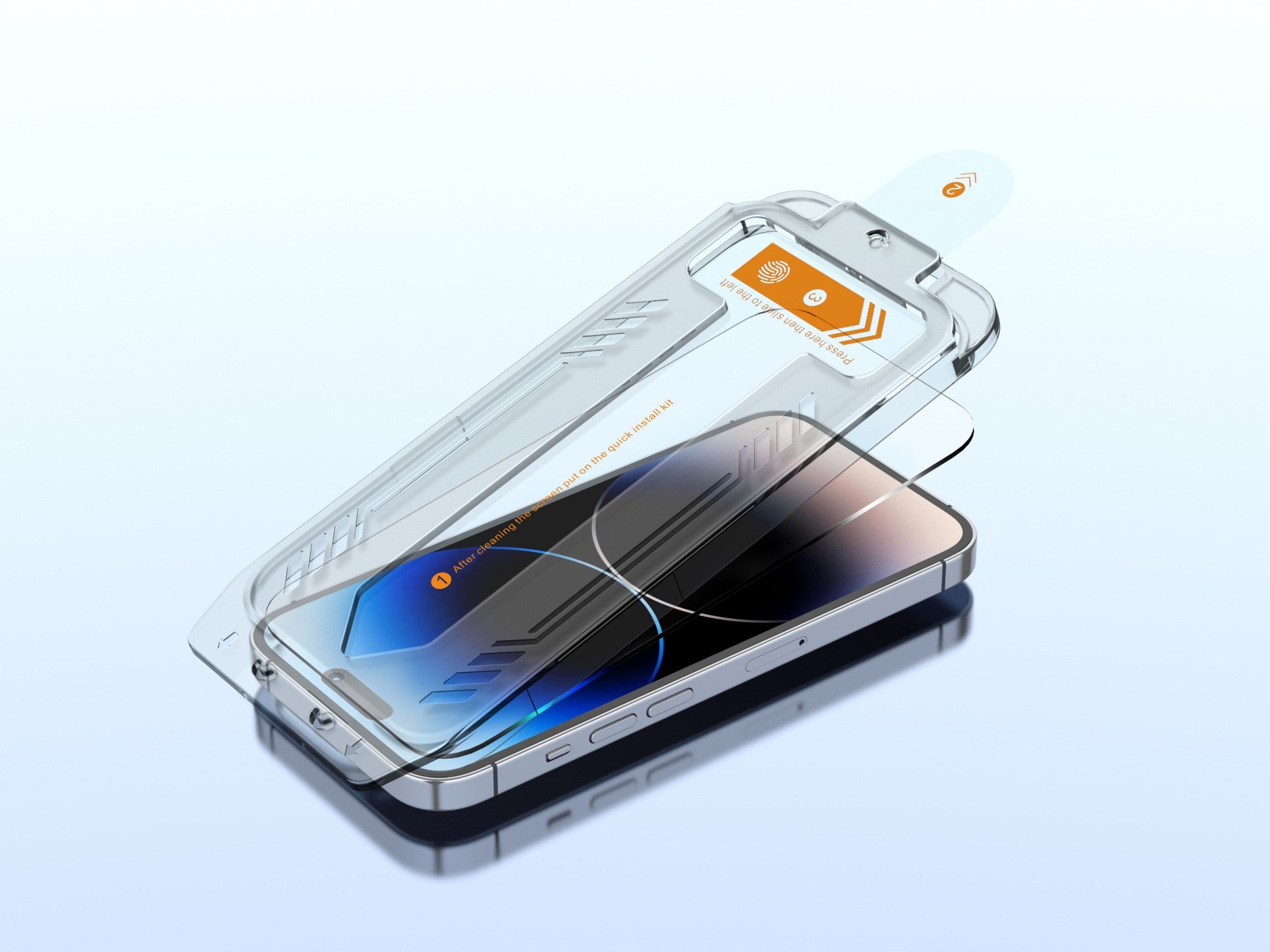 Techancy Tempered Glass Screen Protector iPhone 16 Pro – KS2202