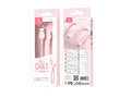 Techancy USB to Lightning Cable TB1660, Pink Macaron 2.4A Fast Charging, 1.2m, Compatible with iPhone/iPad