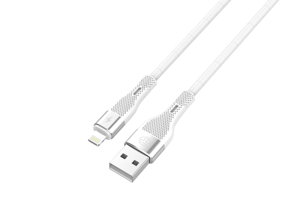 Techancy USB to Lightning Data Cable TB1779, White, 3.1A Fast Charge
