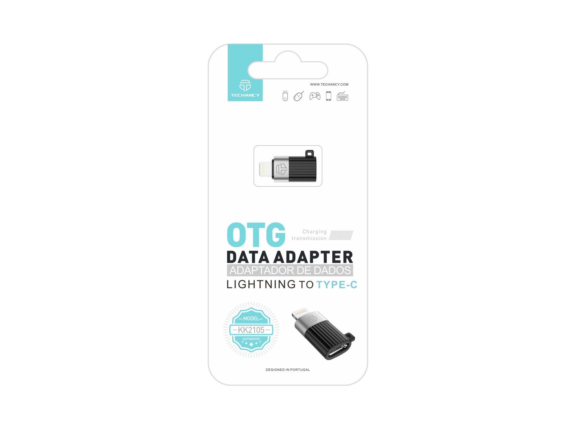 Techancy OTG Adapter KK2105 – Lightning to USB-C