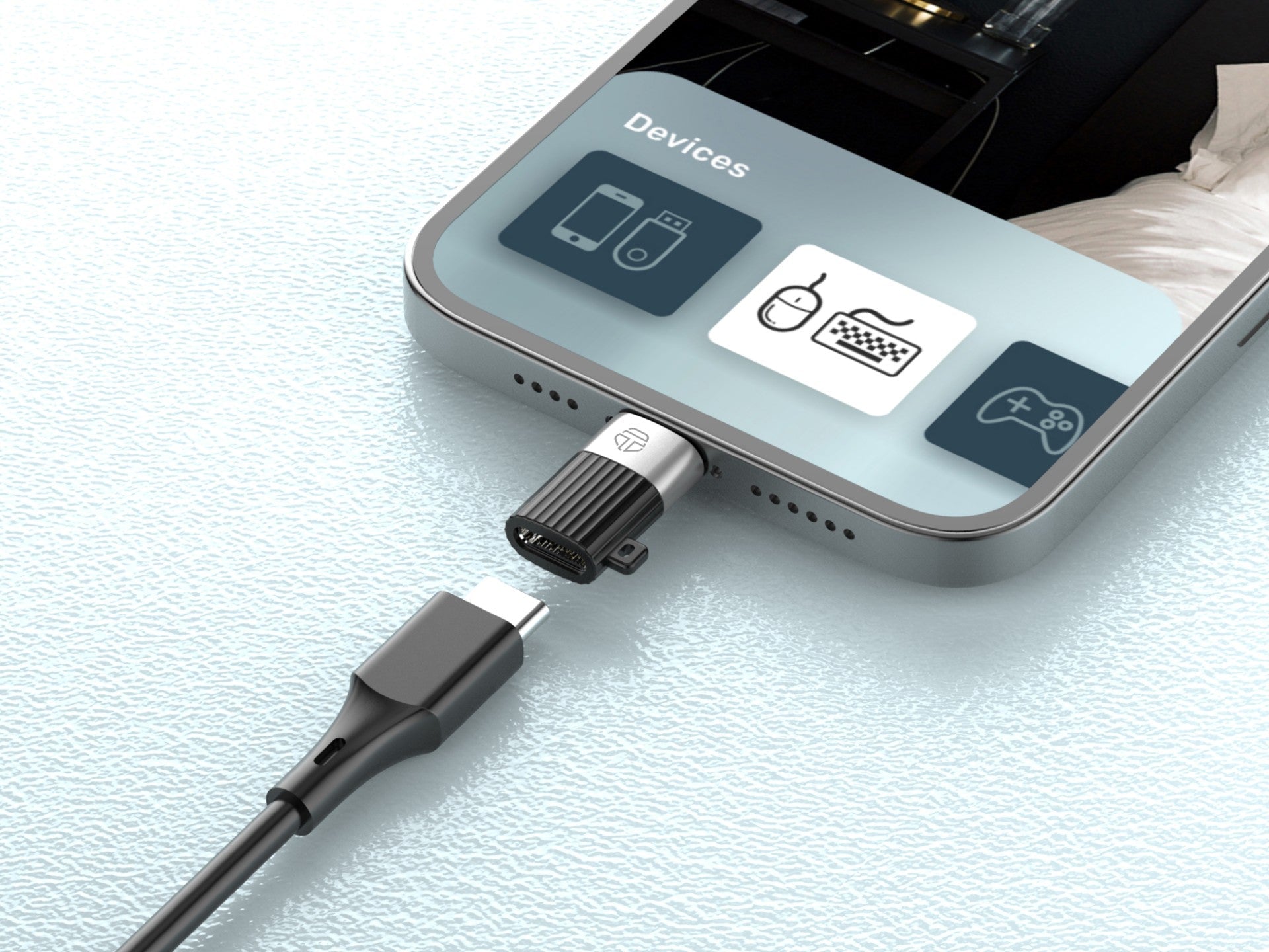 Techancy OTG Adapter KK2105 – Lightning to USB-C