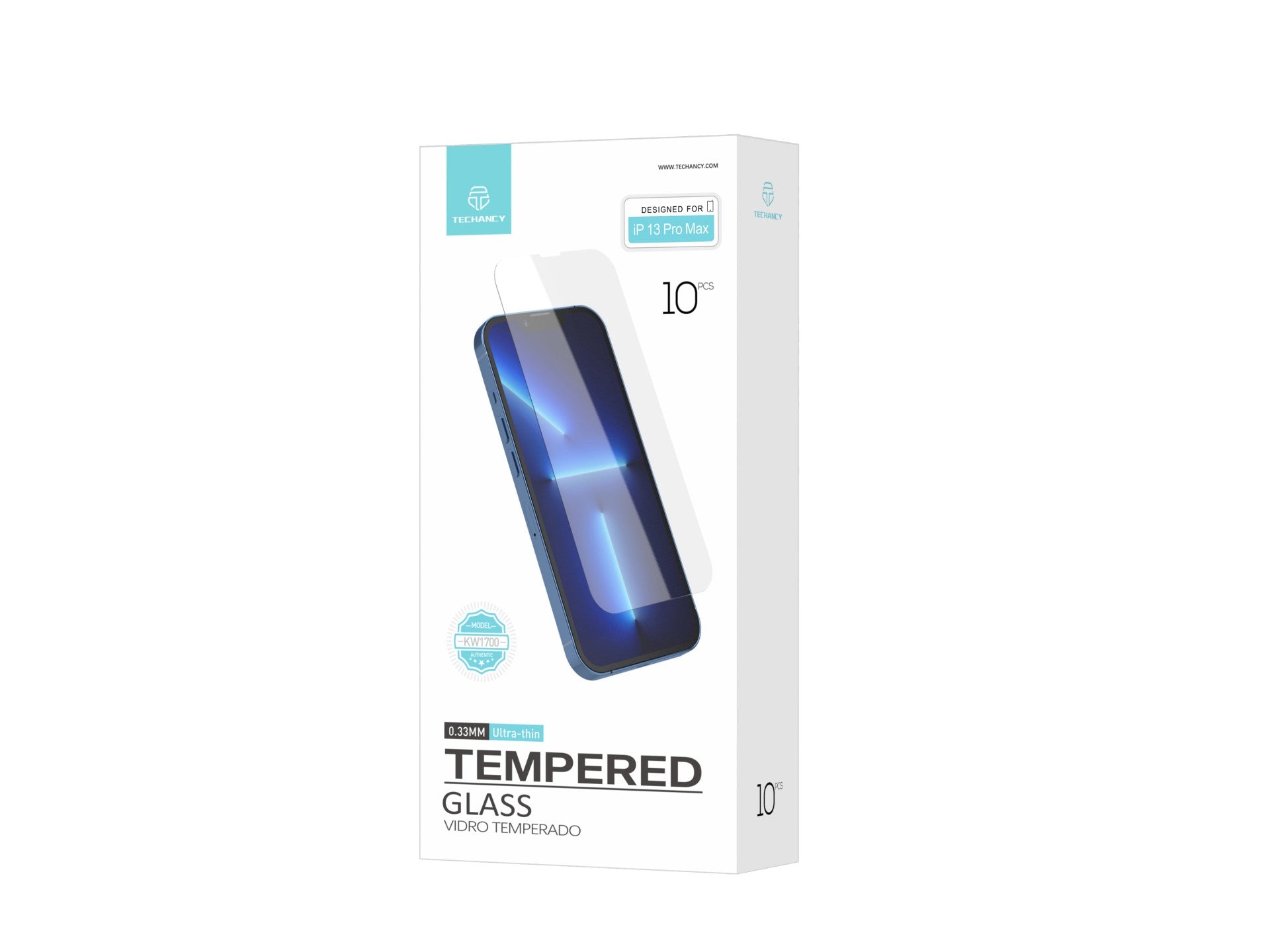 Techancy Tempered Glass Screen Protector iPhone 13 Pro Max – KW1700
