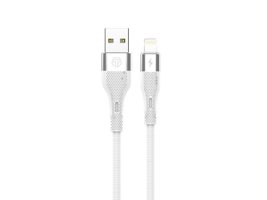 Techancy USB to Lightning Data Cable TB1779, White, 3.1A Fast Charge