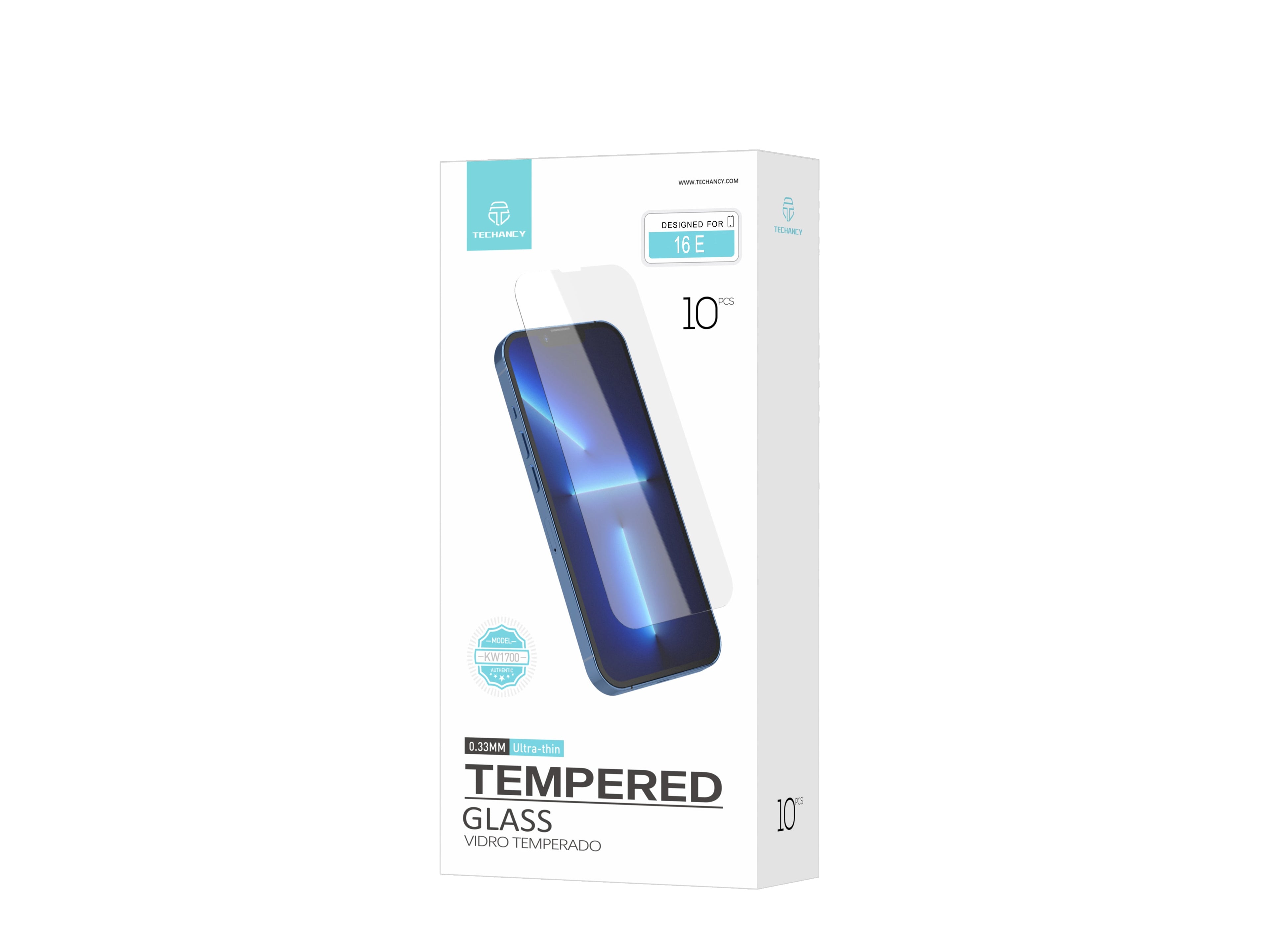 Techancy Tempered Glass Screen Protector iPhone 16 – KW1700