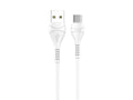 Techancy USB-C Data Cable TB1775, White, 1m, 2.4A Fast Charge