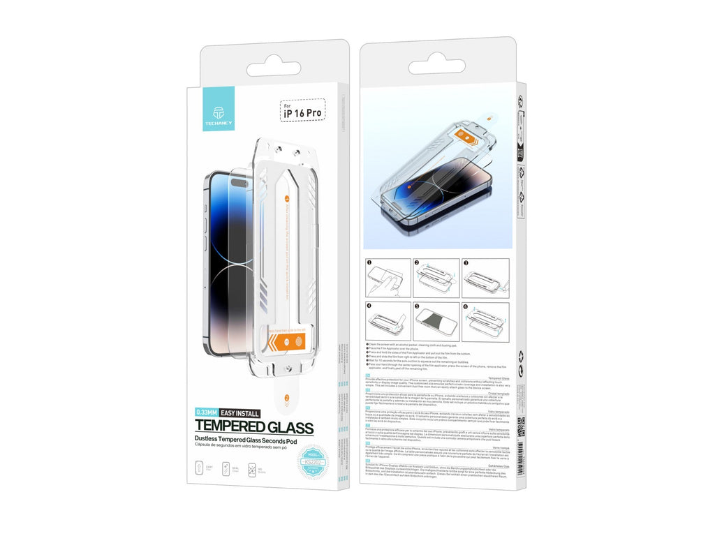 Techancy Tempered Glass Screen Protector iPhone 16 Pro – KS2202