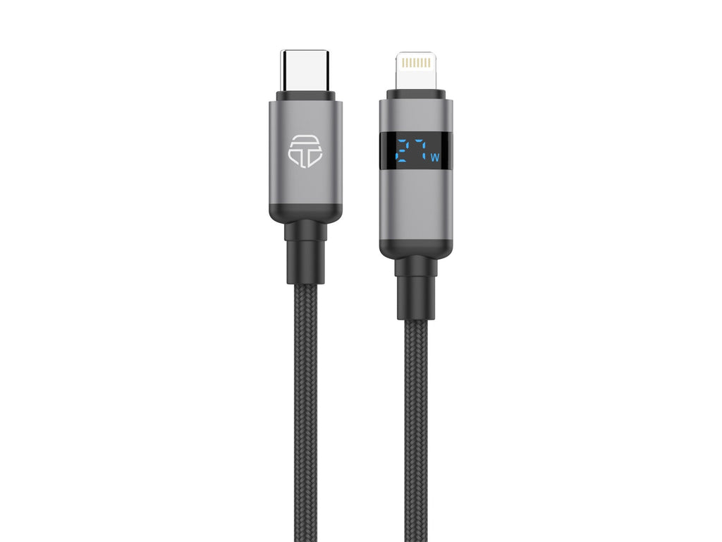 Techancy USB-C to Lightning Cable TB1801, 27W, 1.5m Black