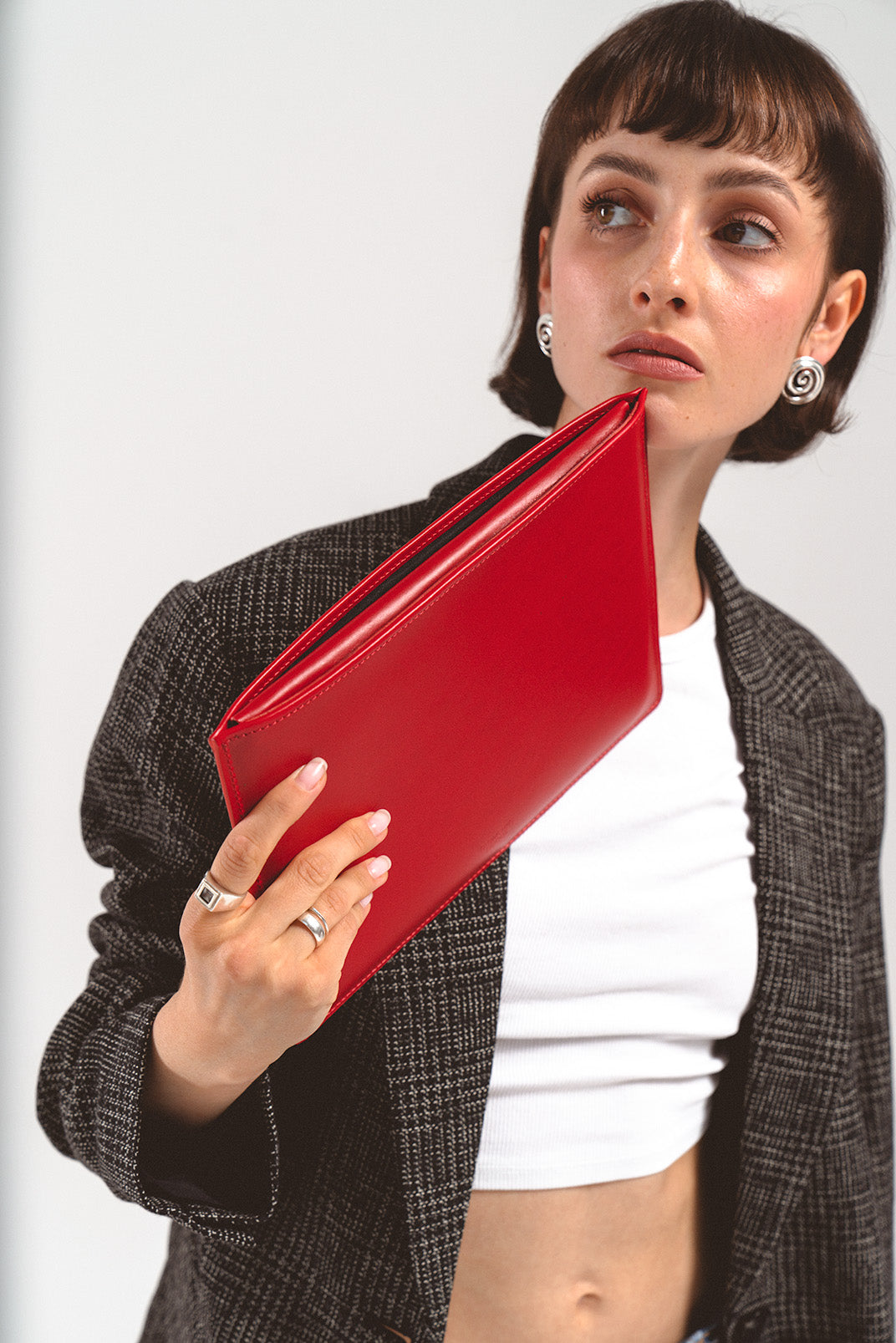 Slim Leather Sleeve for iPad