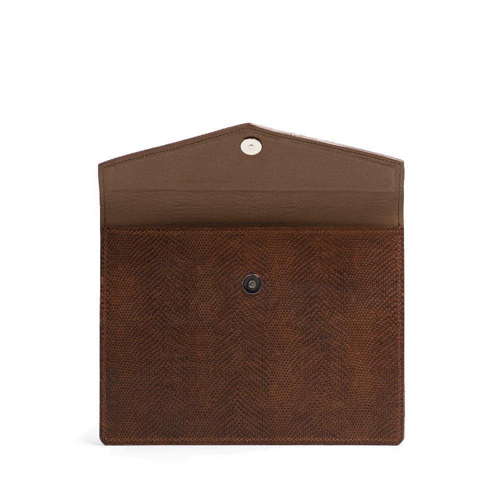 Leather Sleeve for iPad - Snake Print
